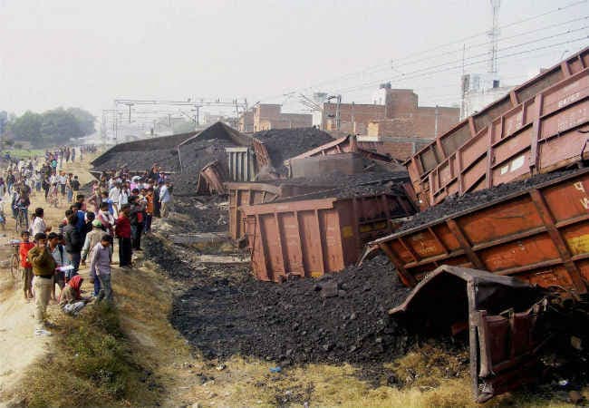 बिहार से पंजाब जा रही मालगाड़ी पटरी से उतरी