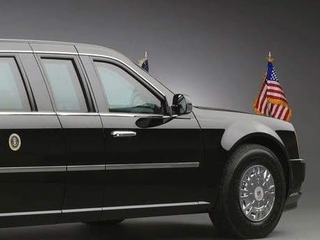 राजधानी पहुंचा ओबामा का बख्तरबंद वाहन बीस्ट