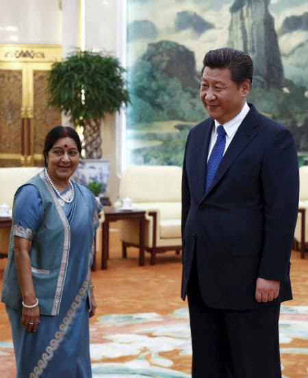 चीन यात्रा संपन्न कर सुषमा स्वदेश रवाना, चीन-भारत के बीच पर्यटन पर रहेगा जोर