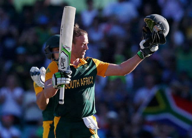 डिविलियर्स ने विश्व कप में रचा इतिहास, बनाया छक्कों का वर्ल्ड रिकार्ड