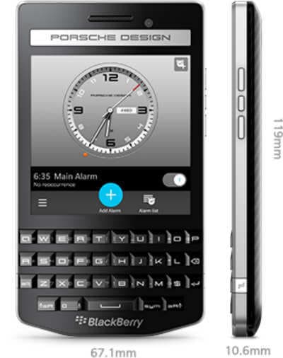 BlackBerry ने पेश किया 1,22,250 रुपये में प्रीमियम र्स्माटफोन पोर्श ग्रेफाइट P''9983