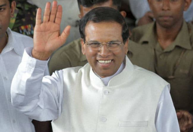 पाकिस्तान पहुंचे श्रीलंकाई राष्ट्रपति मैत्रीपाला सिरीसेना