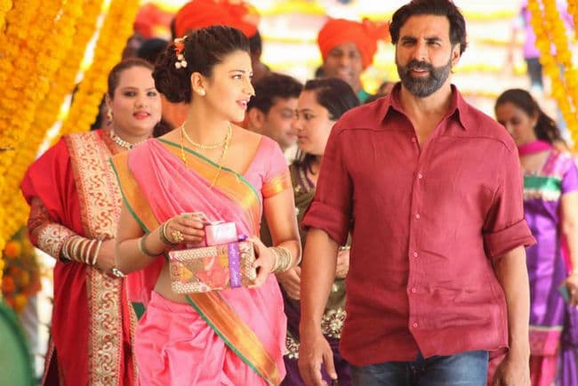 ''गब्बर...'' के लिए श्रुति ने अपनाया मराठी लुक...