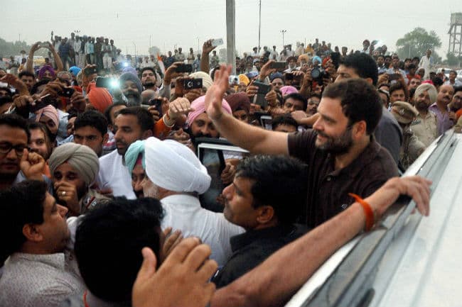 राहुल गांधी के पंजाब दौरे का कांग्रेस पर पडेगा उल्टा असर: भाजपा