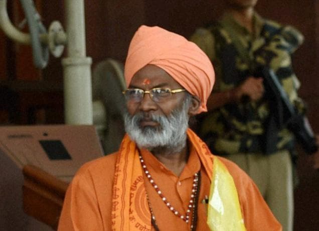 भाजपा सांसद साक्षी महाराज बोले, भाजपा के मोदी राज में बनेगा राम मंदिर