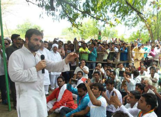 किसानों के लिए राहुल की 10 किलोमीटर लंबी पदयात्रा