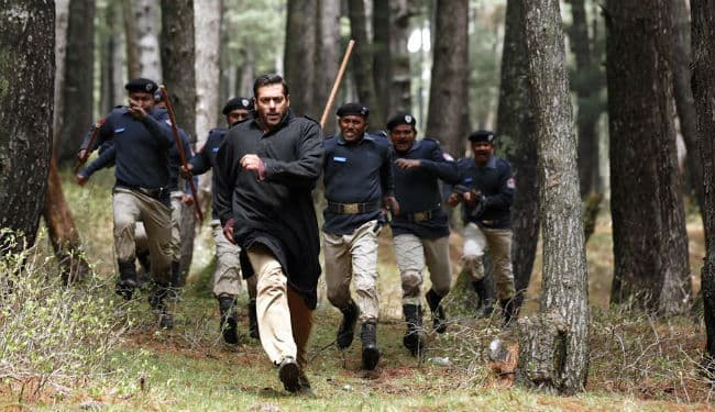 कश्मीर में सलमान पर फिल्माये गये हैं कई एक्शन सीन