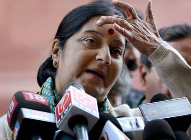 सुषमा स्वराज ने की मोदी सरकार के कामकाज की तारीफ