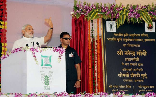 पीएमी मोदी ने झारखंड में रखी आईएआरआई की आधारशिला, बिहार को भी खास तौर पर किया याद
