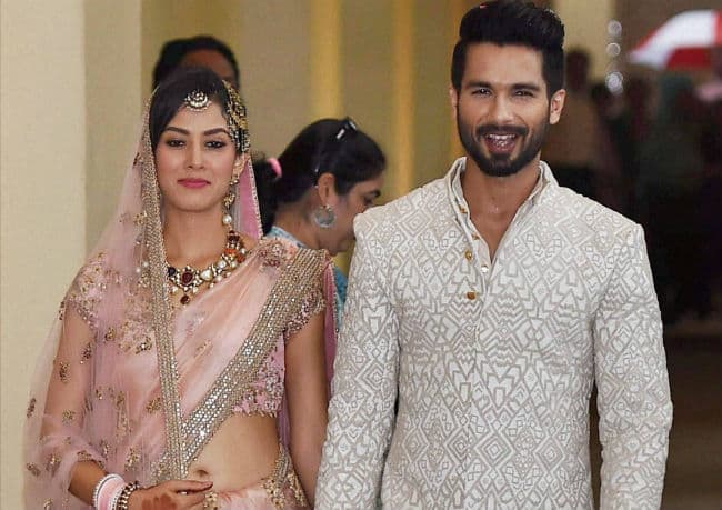 मुबंई पहुंचे शाहिद-मीरा, 12 जुलाई को होगा ग्रैंड रिस्पेशन