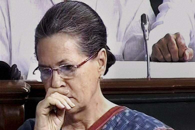 विपक्ष का विरोध कैमरे पर नहीं दिखाये जाने से सोनिया गांधी नाराज