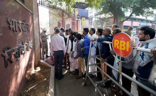 RBI ने नोटबंदी के आंकड़े जारी किये, बैंकों में अबतक जमा हुए 8.45 लाख
