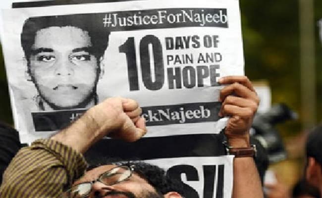 नजीब की तलाश में 600 से ज्यादा पुलिसकर्मियों ने जेएनयू को खंगाला