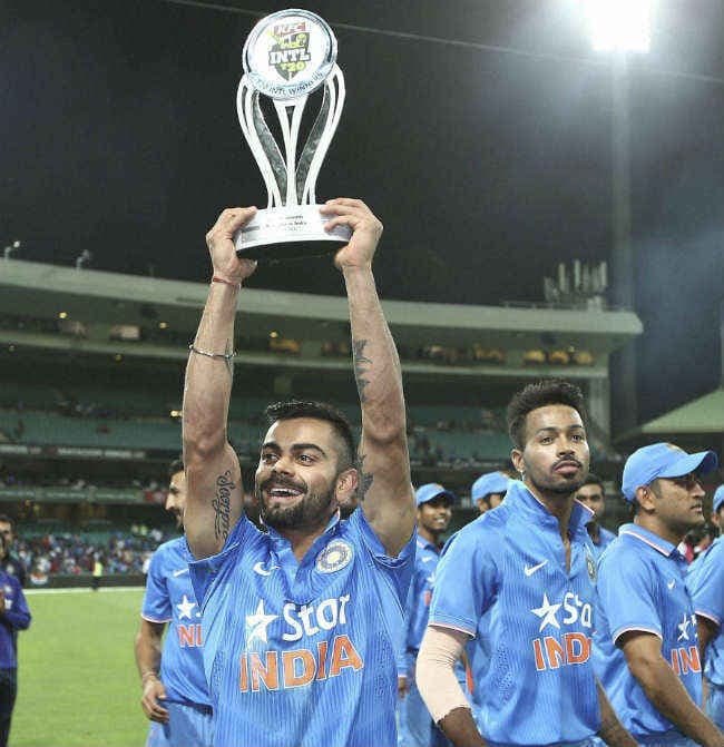 टेस्ट के बाद अब टी20 में भी भारत नंबर वन