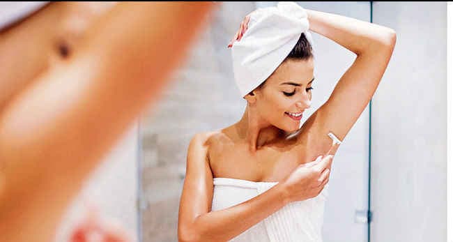 अंडरआर्म्स के धब्बों से मुक्ति