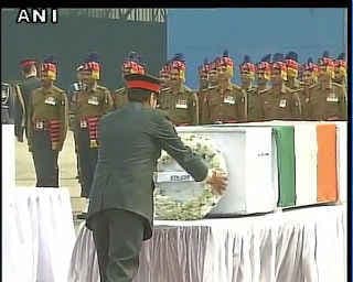 दिल्ली लाया गया सियाचिन के 9 सूरमाओं का पार्थिव शरीर