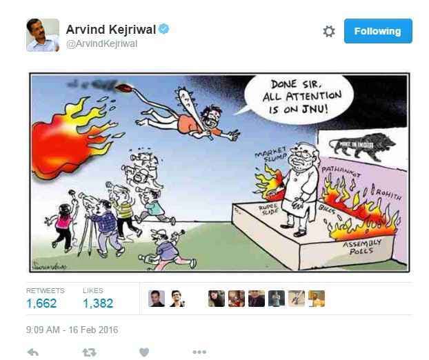 केजरीवाल के एक ट्वीट पर विवाद, गिरफ्तारी की उठने लगी मांग