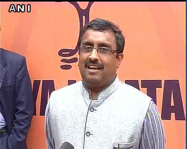 जम्मू कश्मीर से अफ्सफा कानून नहीं हटेगा, पीडीपी के साथ सरकार बनायेंगे : राम माधव