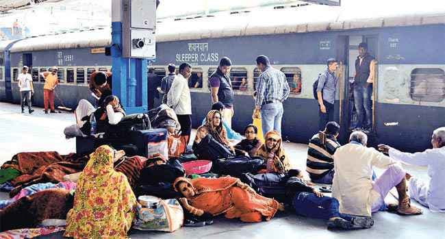 जाट आंदोलन : पूरे पूर्वोत्तर में रेल सेवा अस्त-व्यस्त