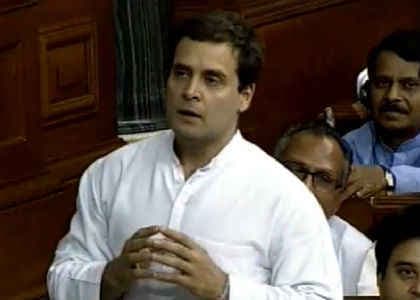 लोकसभा में राहुल गांधी ने नरेंद्र मोदी पर की तीखे कटाक्षों की बारिश, तानाशाह से की तुलना