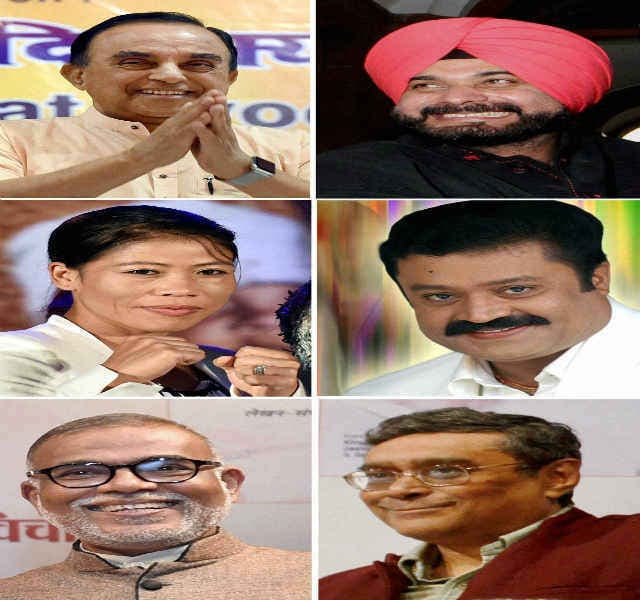 सुब्रमण्यम स्वामी, मैरी कॉम, सिद्धू सहित छह नाम राज्यसभा के लिए नामित