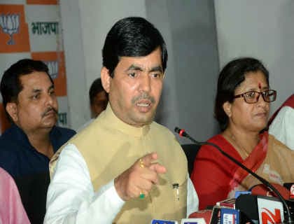 नीतीश कुमार अपराध मिटाने का भी एक ‘निश्चय'' लें : शाहनवाज