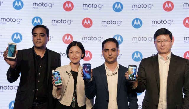मोटोरोला ने लॉन्च किया मोटो जी 4 व जी 4 प्लस