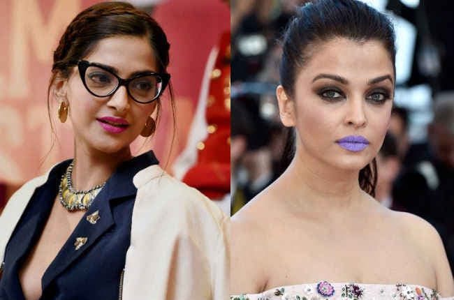 जानें, ऐश्वर्या की ''पर्पल लिपस्टिक'' पर क्या बोलीं सोनम कपूर ?