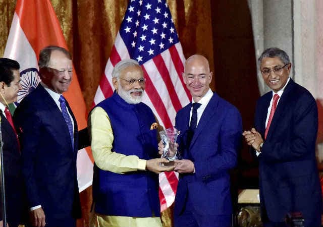 भारत में पांच अरब डॉलर निवेश करेगी आमेजन