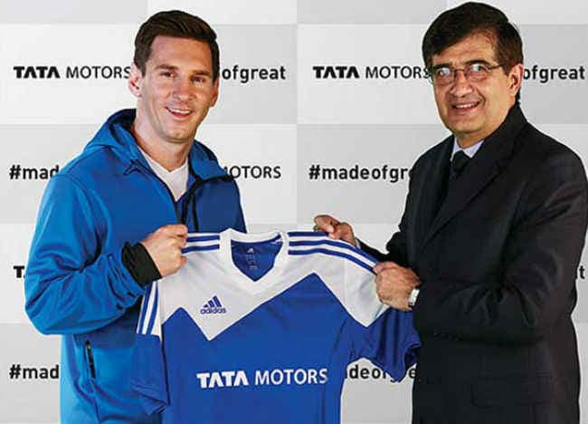 टाटा मोटर्स के ब्रांड एंबेसेडर बने रहेंगे लियोनेल मेस्सी