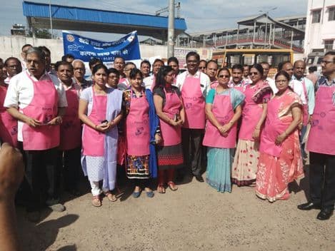 स्वच्छ भारत व सुंदर भारत को लेकर निकाली गयी रैली