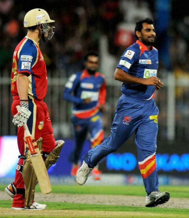 शमी ने आईपीएल 2015 में नहीं खेलने के लिए 2.2 करोड़ रुपये की भरपाई की