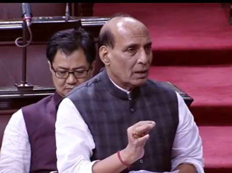 कश्मीर में जनमत संग्रह अप्रासंगिक मुद्दा, पाक की हरकत अस्वीकार : राजनाथ