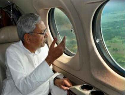नीतीश कल बाढ़ प्रभावित इलाकों का हवाई सर्वेक्षण करेंगे