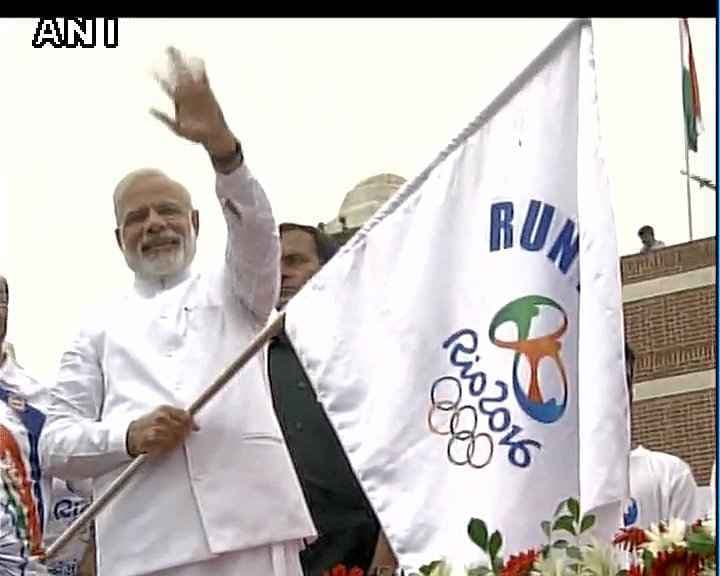 ''रन फॉर रियो'': बोले पीएम मोदी- भारत के खिलाड़ी दुनिया का दिल जीतेंगे
