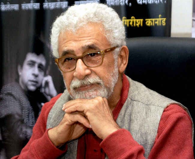 अभिनेता के विचारों को कोई गंभीरता से नहीं लेता: नसीरुद्दीन शाह