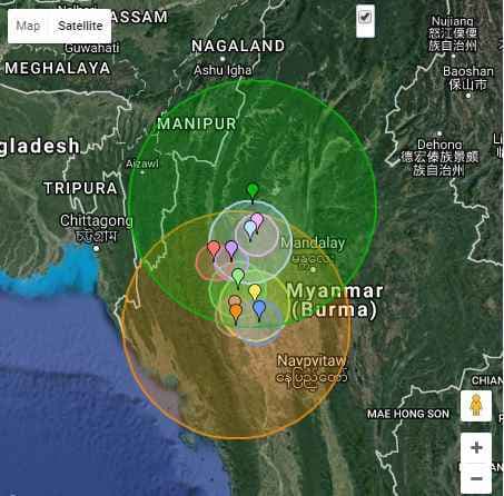 भूकंप से कांपा म्यांमार-पूर्वी भारत-थाईलैंड, प्रसिद्ध बागान मंदिर नष्ट