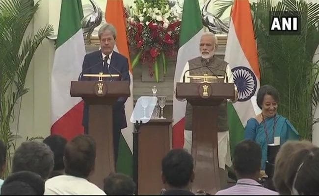 भारत-इटली के बीच छह एमओयू, आतंकवाद व साइबर सुरक्षा के खतरों पर जोर