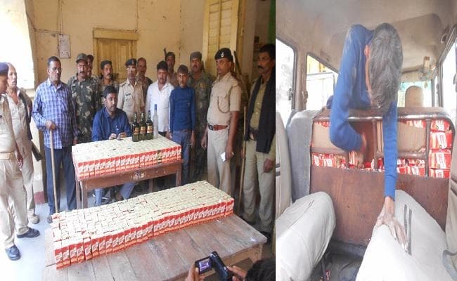 बिहार : अररिया में 685 बोतल अंग्रेजी शराब जब्त, 2 गिरफ्तार