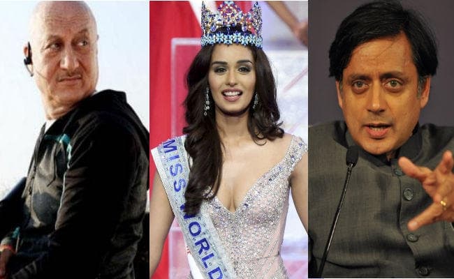 ''मिस वर्ल्ड'' के सरनेम पर शशि थरूर का ट्वीट, भड़के अनुपम खेर, कहा- आपका स्तर इतना...