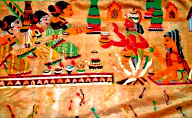 बंगाल : 2 दशक बाद, 7 समंदर पार से इनाम, साड़ी पर रामायण के 7 खंड उकेरा, मिली डॉक्टरेट की उपाधि