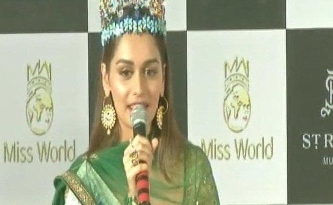 मिस वर्ल्ड के बाद अब बॉलीवुड में भी परचम लहरायेंगी मानुषी, आमिर खान के साथ काम करने की इच्छा जतायी