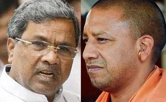 कर्नाटक में योगी ने कहा, हिंदुओं पर हो रहा है हमला, सिद्धारमैया बोले - आपसे बड़े हिंदू हम