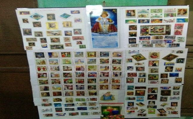 देवघर : प्रभु यीशु के जीवन पर आधारित डाक टिकटों का संग्रह