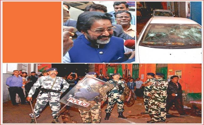 रोजवैली चिटफंड घोटाला: सुदीप गिरफ्तार, भाजपा मुख्यालय पर हमला