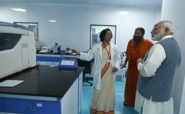 मोदी ने पतंजलि के आयुर्वेदिक रिसर्च इंस्टीट्यूट का उदघाटन किया, कहा : हर्बल मेडिसीन का बड़ा सप्लायर बन सकता है भारत