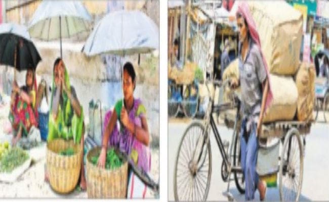 पापी पेट नहीं जानता 41 या 42 डिग्री पारा