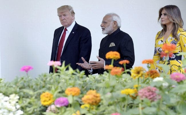 In pics@ मोदी-ट्रंप की पहली मुलाकात ...