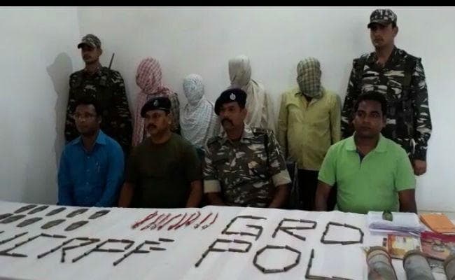 गिरिडीह : चार हार्डकोर नक्सली गिरफ्तार, धनबाद-गिरिडीह पुलिस और सीआरपीएफ की संयुक्त कार्रवाई