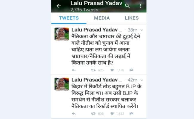 हैशटैग पर नीतीश, लालू और बिहार का कब्जा